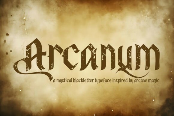Arcanum: A Typeface Forged in Ancient Ritual