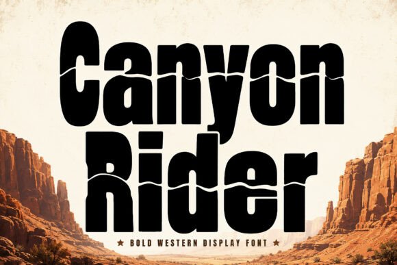 Canyon Rider: A Western Font with Grit and Character