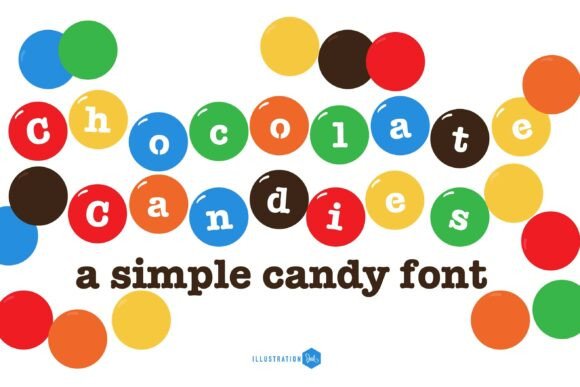 Chocolate Candies: A Sweet Burst of Display Font Fun