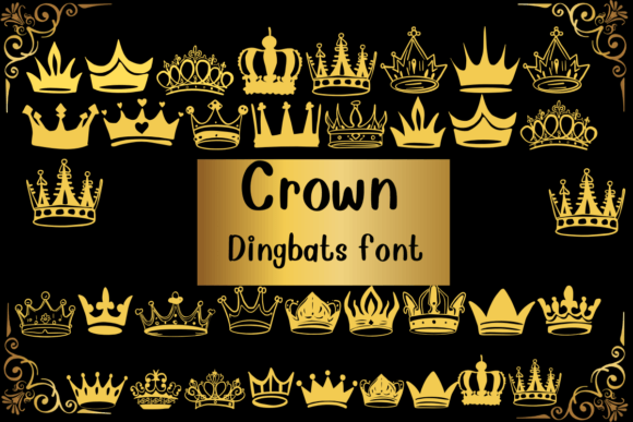 Crown: The Decorative Dingbat Font for Regal Designs