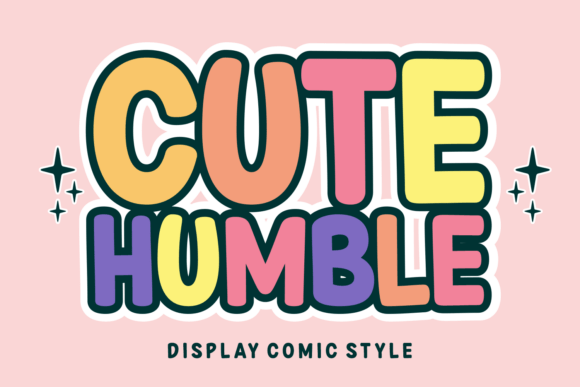 Cute Humble: The Playful Display Font with Vintage Soul
