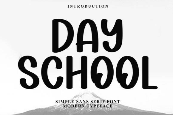 Day School: A Festive Typeface for Holiday Designs