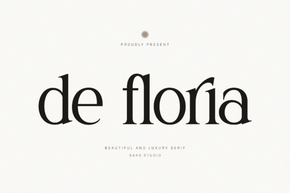 De Floria: A Modern Serif with Vintage Soul