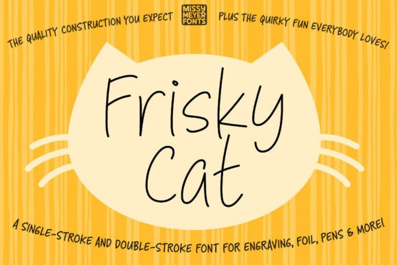 Frisky Cat: A Playful Font for Hands-On Projects