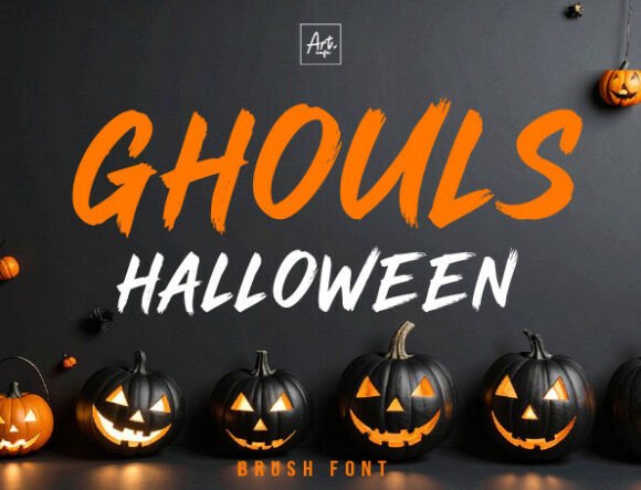 Ghouls Halloween: A Font with a Wild Streak