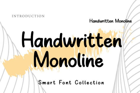Handwritten Monoline: The Clean, Modern Font for Authentic Designs