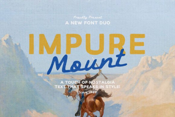 Impure Mount: A Font Duo for Authentic Brand Stories