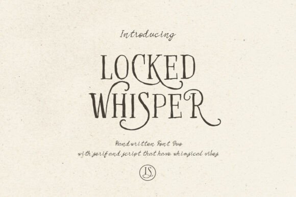 Locked Whisper: A Font That Tells a Quiet Story