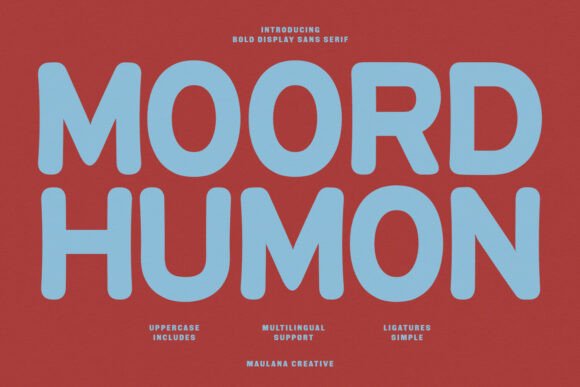 Moord Humon: The Heavy-Hitting Font with a Friendly Grin