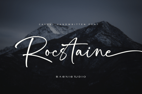 Rocstaine Handwritten: A Typeface That Captures the Great Outdoors