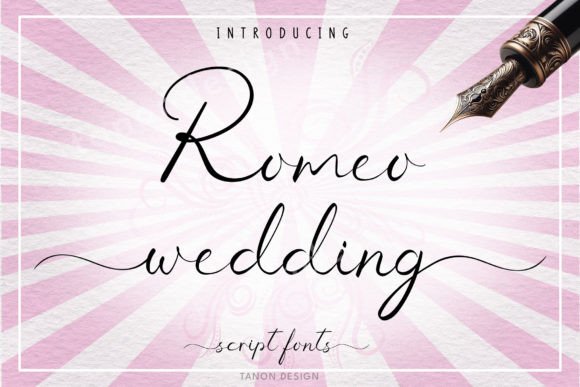Romeo Wedding: A Calligraphy Font for Modern Branding