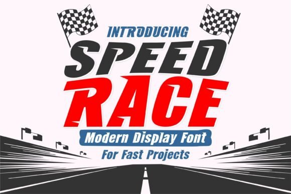 Speed Race: Capturing Motion and Impact in Modern Typography