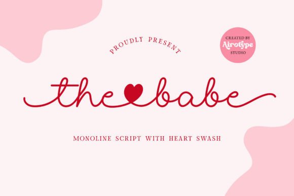 The Babe: A Handwritten Font with a Romantic Heart