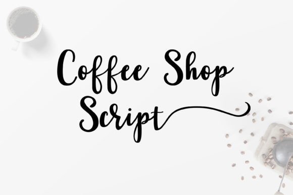 The Warm, Hand-Brushed Charm of Coffee Shop Script