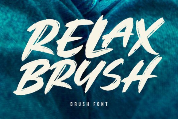 Unleash Raw Energy with Relax Brush Font