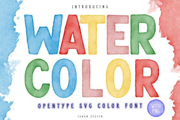 Watercolor Font: Realistic Textures for Your Creative Projects