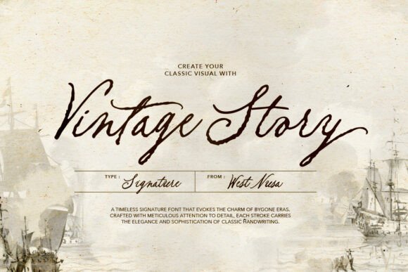 Why Vintage Story is the Perfect Script Font for Authentic Design